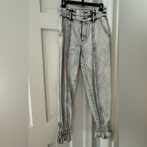 Something Navy Acid Wash Jeans